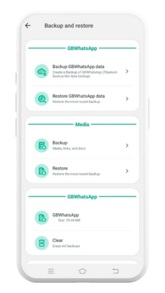 GB WhatsApp Backup screenshot