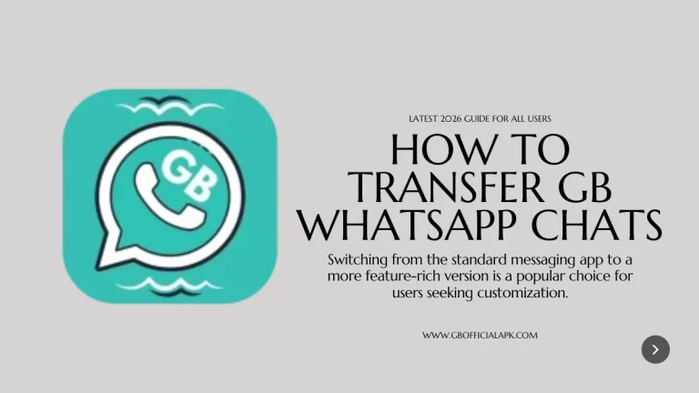 How to Transfer GB WhatsApp Chats